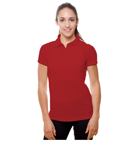 PLAYERA DE DAMA PRO DRY TIPO POLO B-W 